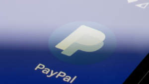 Close-up of the PayPal app icon displayed on a Google Pixel smartphone.  PayPal Holdings, Inc. (PYPL) is a global financial technology company that operates an online payment system.