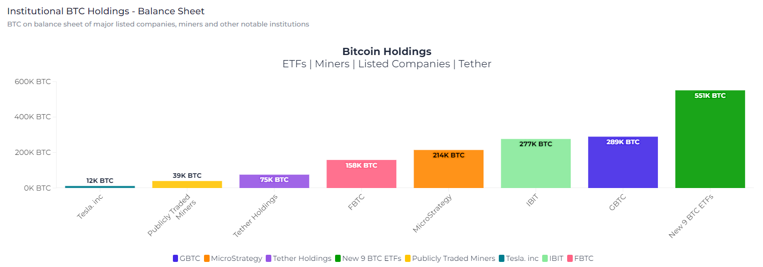 Bitcoin holdings: (Source: Heyapollo)