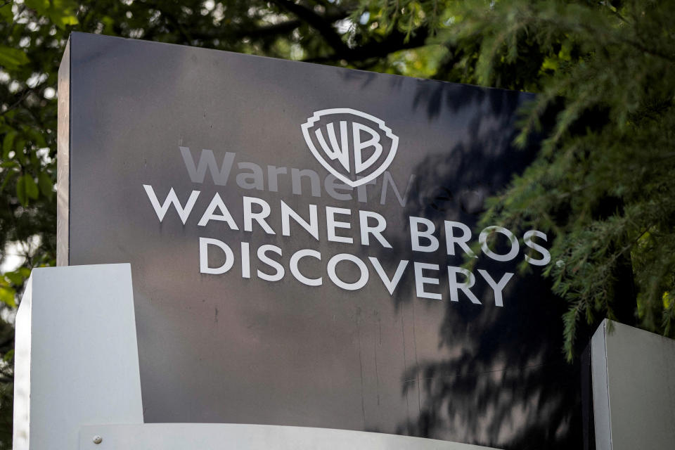 FILE PHOTO: The exterior of the Warner Bros Discovery Atlanta campus is pictured in Atlanta, Georgia, U.S., May 2, 2023. REUTERS/Alyssa Pointer/File Photo