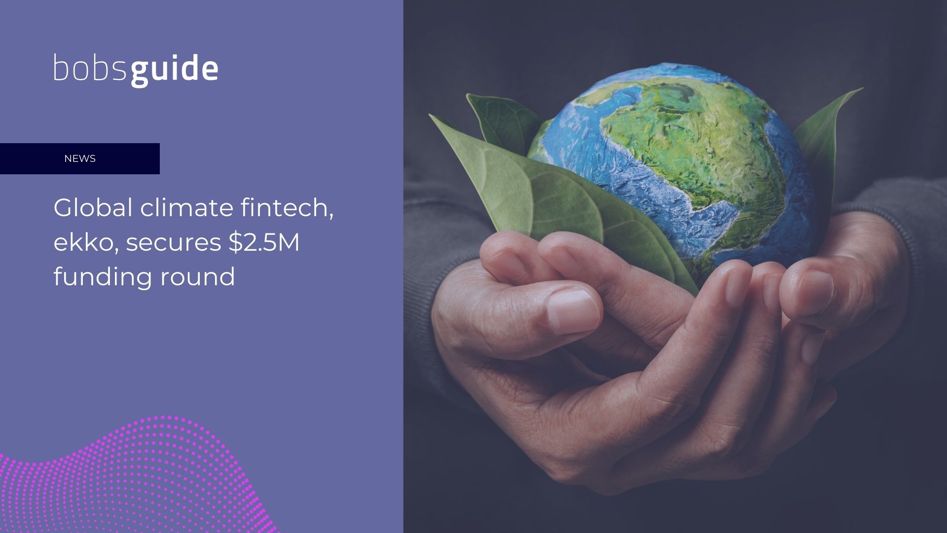 Global climate fintech, ekko, secures $2.5 million funding round