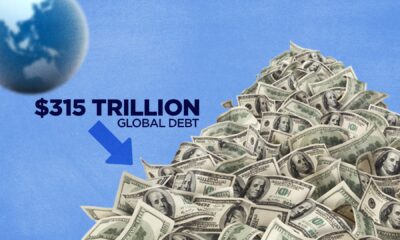 Global debt grew to $315 trillion in 2024