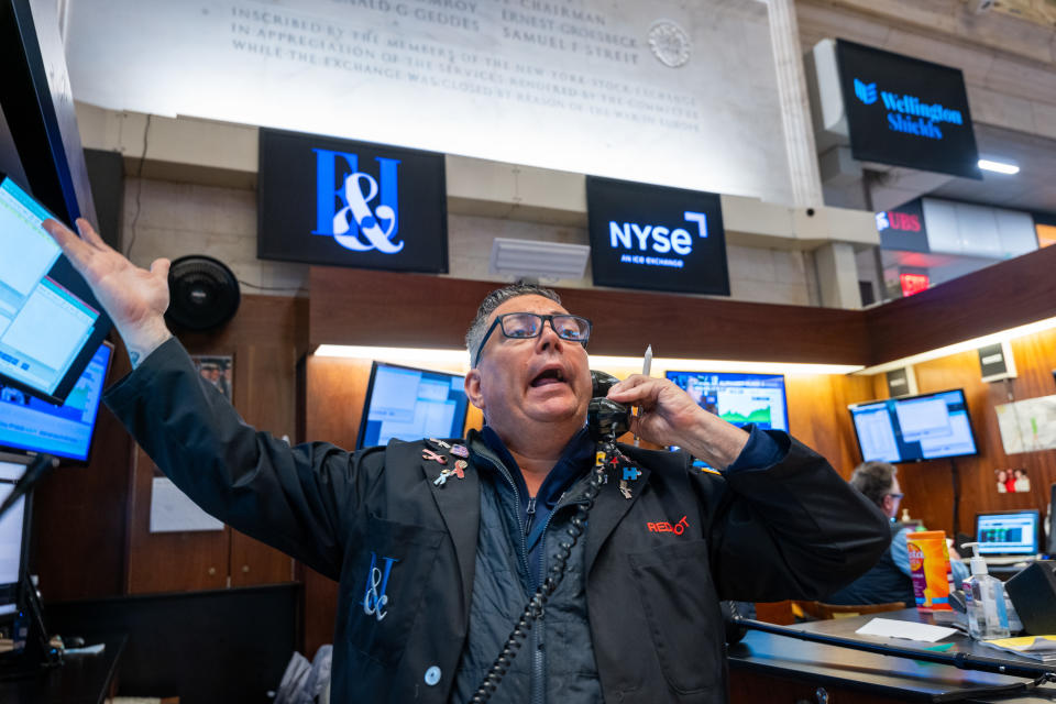 Utilities and consumer staples were two S&P winning sectors last month.  (Photo by Spencer Platt/Getty Images)