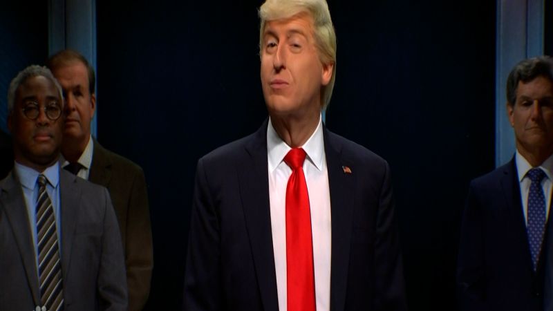 'SNL' takes on 'former President Trump's' trial and campaign