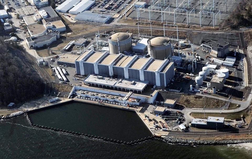 Constellation Energy operates the nation's largest fleet of nuclear power plants, including the Calvert Cliffs Nuclear Power Plant on the Chesapeake Bay in Lusby, Maryland.  (Kim Hairston/Baltimore Sun/Tribune News Service via Getty Images)