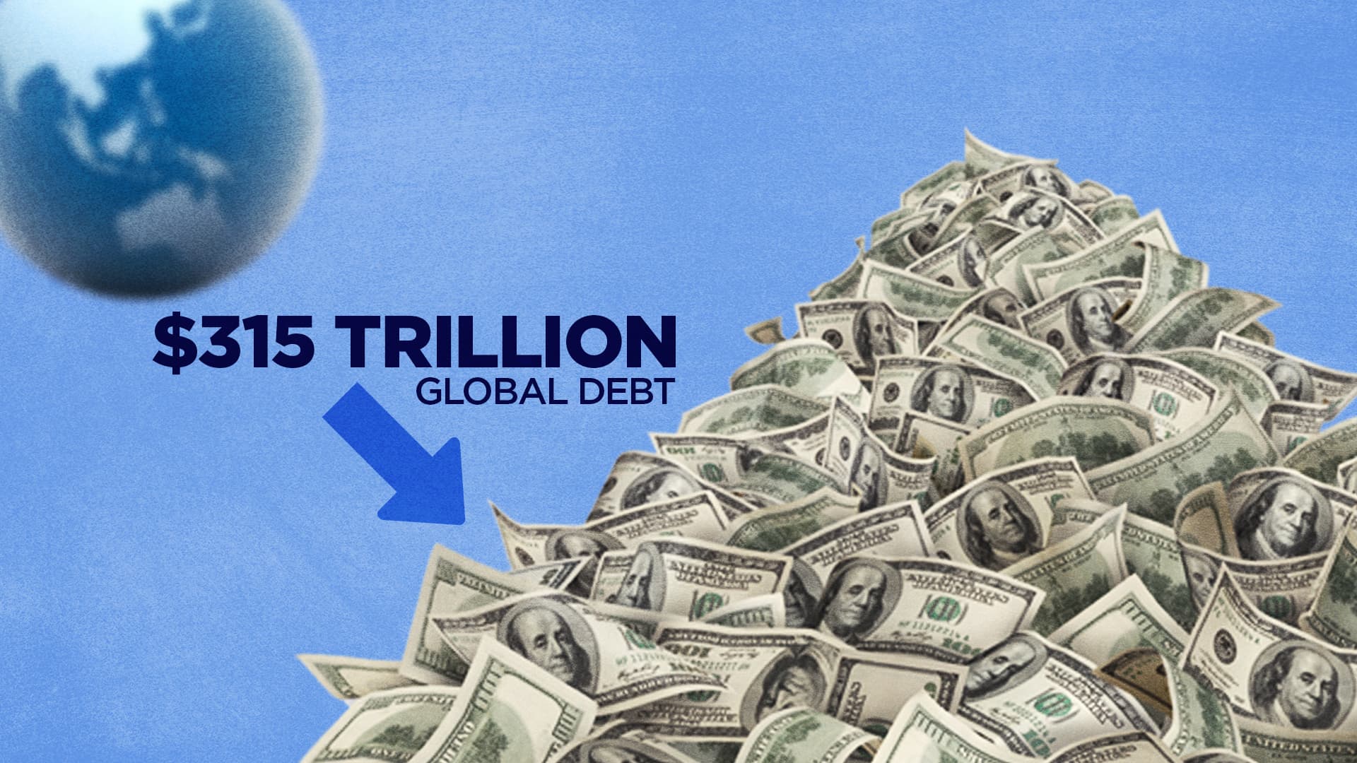 Global debt grew to $315 trillion in 2024