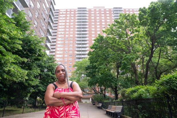 Millicent Redick is pictured in Esplanade Gardens in May. (Barry Williams for New York Daily News)