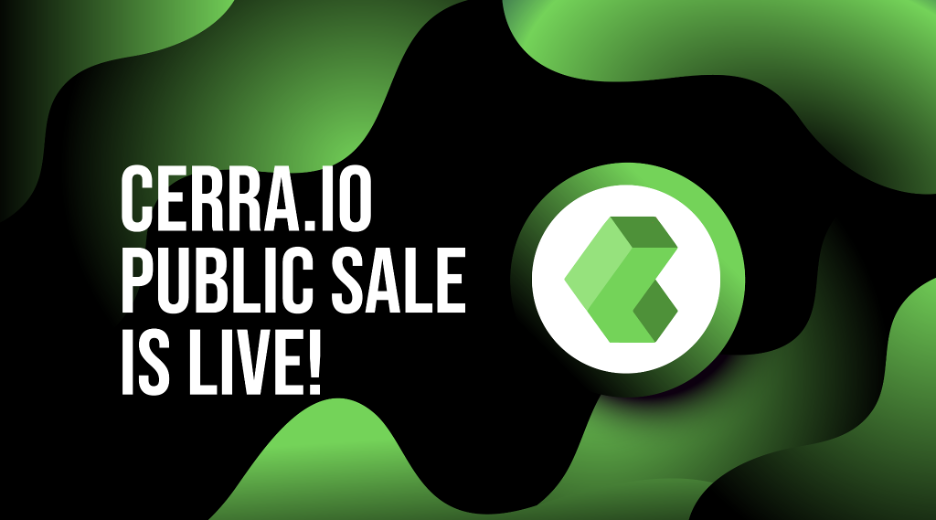 Cardano DeFi Hub Cerra.io – Public sale is live!