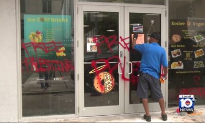 Miami business owner says bagel shop hit by vandalism for 4th time