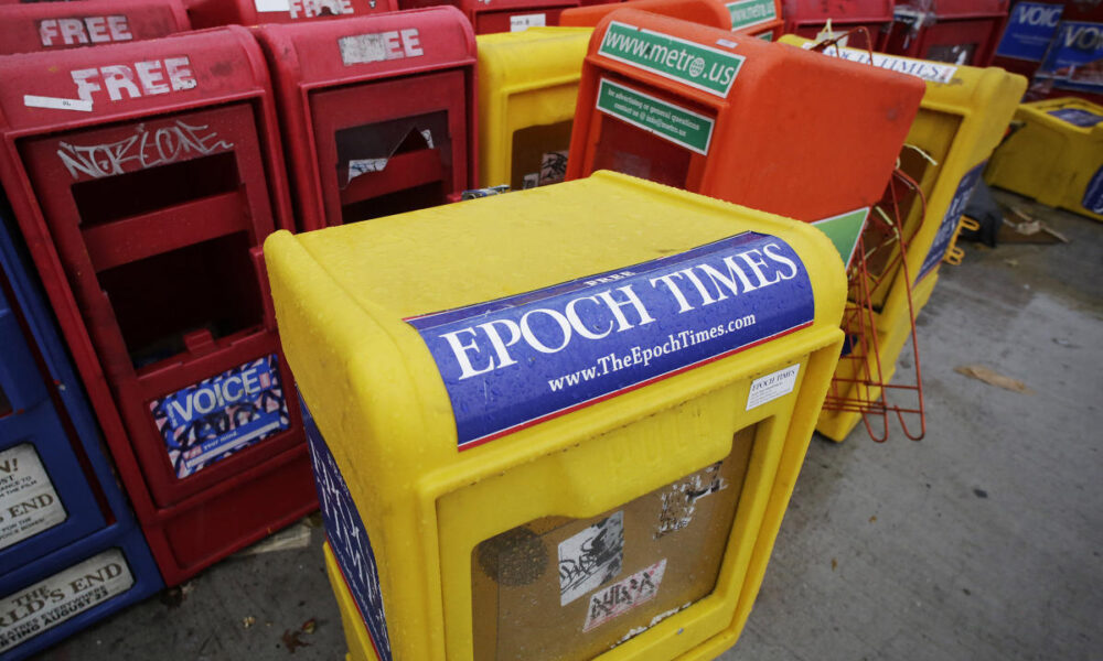 What will become of the Epoch Times with its financial director accused of money laundering?