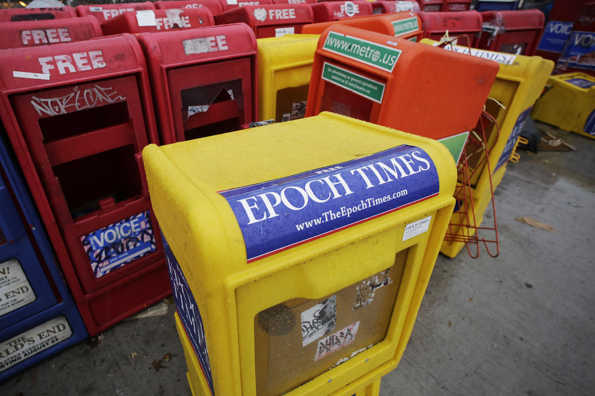 What will become of the Epoch Times with its financial director accused of money laundering?