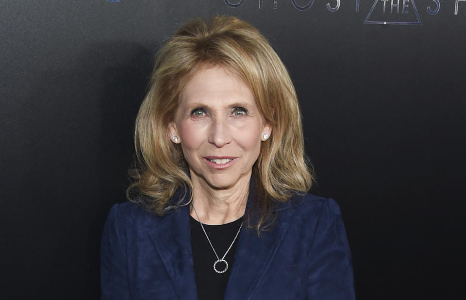 Shari Redstone attends the premiere of 