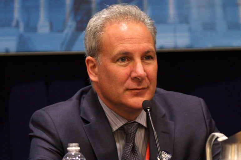 Peter Schiff Says 'Smart Money Is Selling' and Dumb Money Is Buying It Via ETFs: 'They're Making Bitcoin ETF Investors Hold Their Bags'