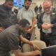 Western New England University students and staff inside the campus D’Amour Library in Springfield, MA. (Spectrum News 1/Richard Damas)